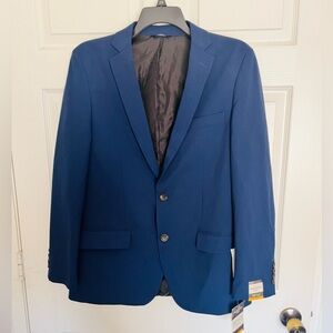 NWT Haggar 26 slim fit stretch suit coat